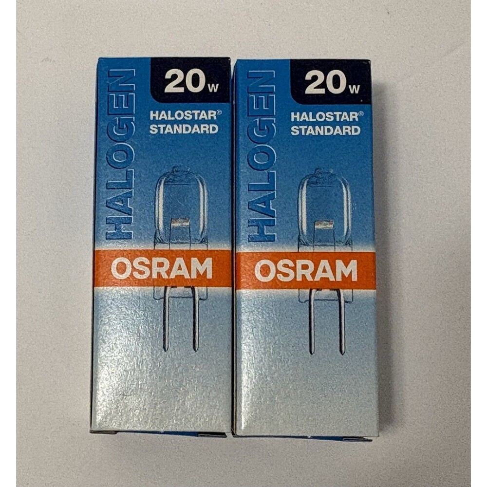 2-PK Osram 64425 20W 2-pin 12V G4 Halostar Starlite Dimmable Bulb